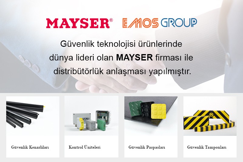 Güvenlik teknolojisi ürünlerinde dünya lideri olan MAYSER firması ile distribütörlük anlaşması yapılmıştır.